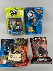 Lot of 4 - Action Figures in Original Boxes: X-Pac, DTA Tour Molly Holly, Rulers of the Ring Series