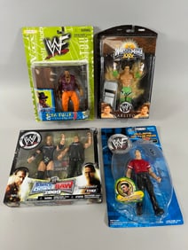 Lot of 4 - WWF Action Figures in Original Boxes Carlito Godfather Shane McMahon Shawn Michaels