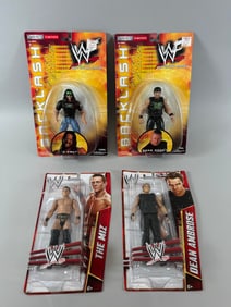 Lot of 4 - WWF and WWE Action Figures in Original Boxes: X-Pac, Road Dogg, Backlash Superstar