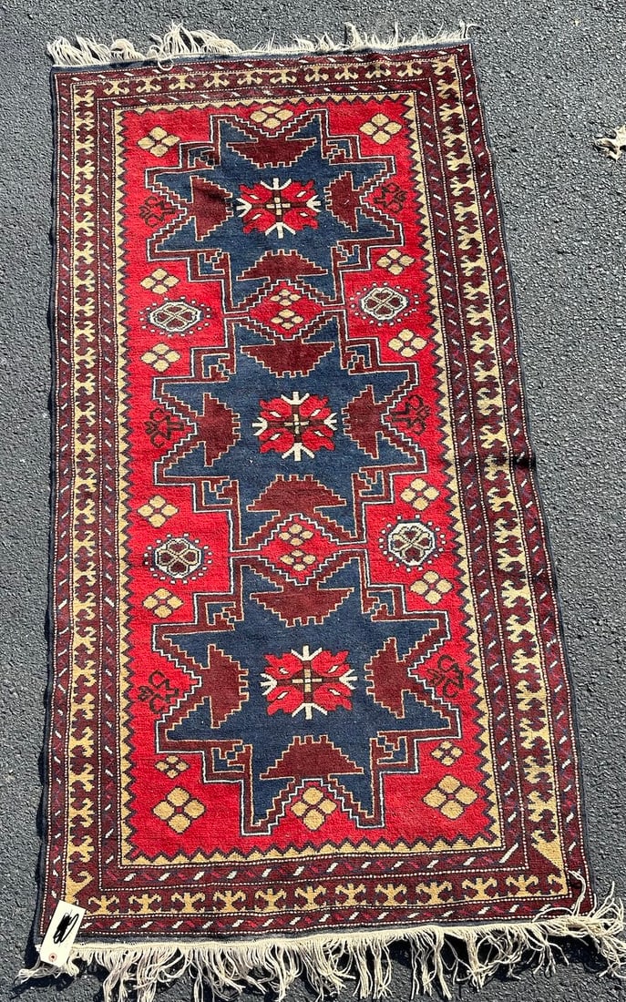 Turkish Tribal Wool Rug (1 of 7)