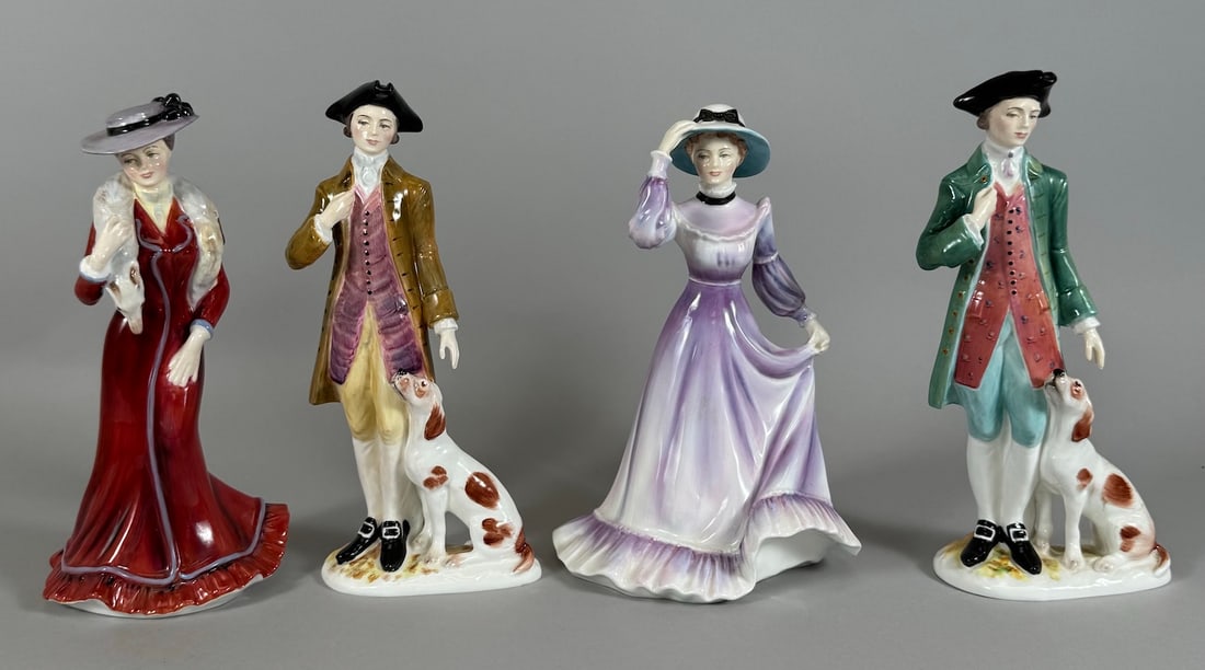 Lot of 4 - Francesca Art Figurines Lousia Jessica & The Squire (1 of 13)