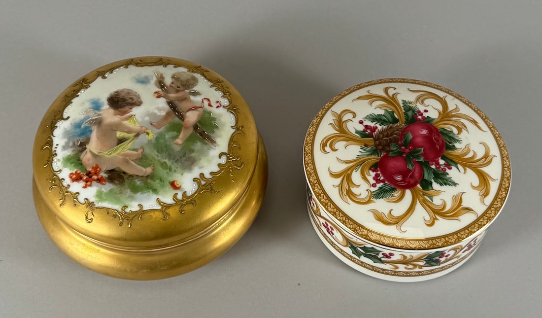 Lot of 3 - Vintage Trinket Boxes Limoges T&V, D&C France & Mikasa Japan (1 of 13)