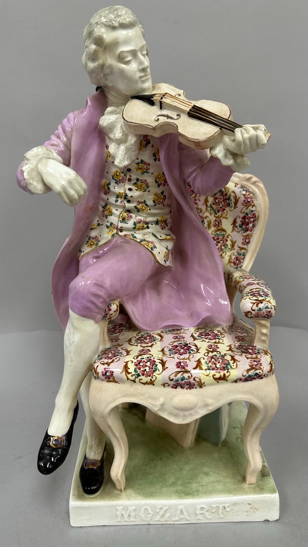 A Goldscheider Figurine "Mozart" By Dominique Rose. (1 of 8)