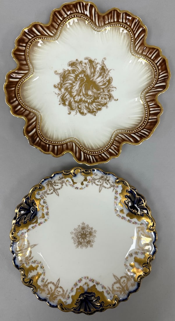 Pair of 2 - Limoges Porcelain Plates. (1 of 11)