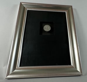 Vintage Large 1736 -1795 Chinese Coin Framed