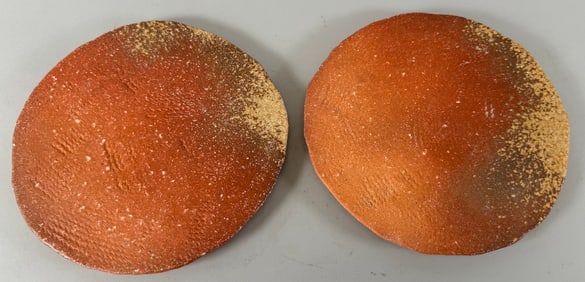 Lot of 2 - Brick Round Stone