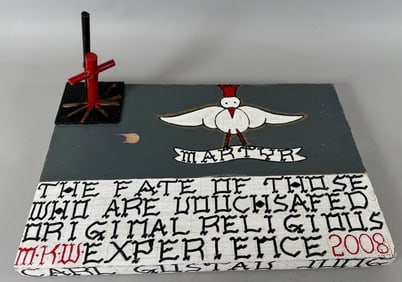 Mixed Media Assemblage "Martyr"