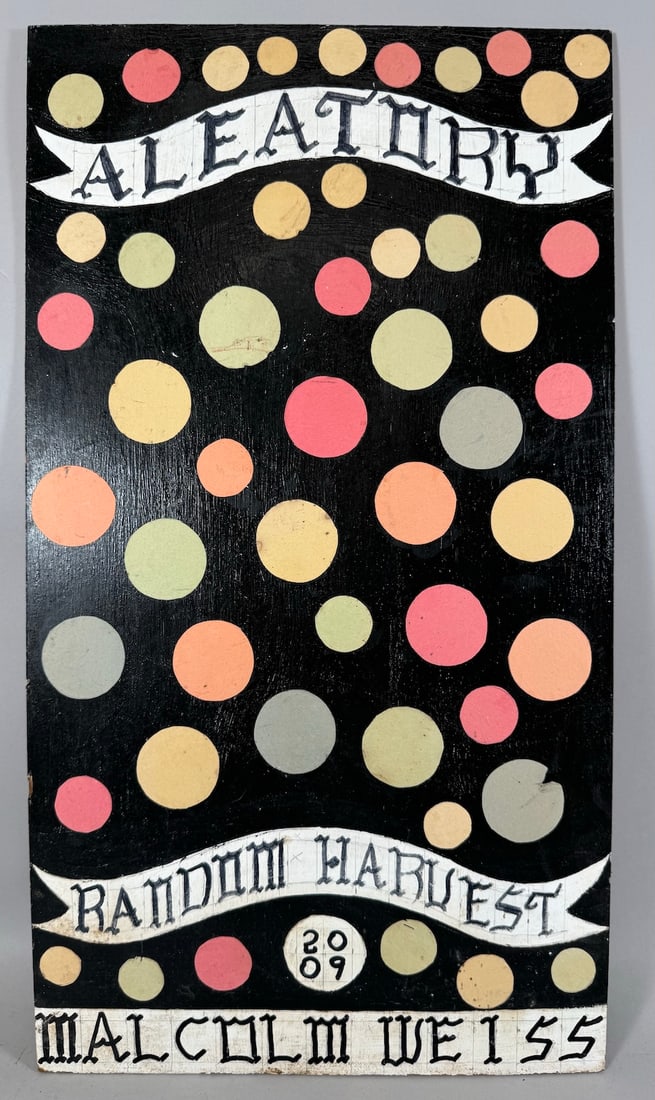 Mixed Media Collage Art "Aleatory Random Harvest" by Malcolm Weiss 2009 (1 of 7)