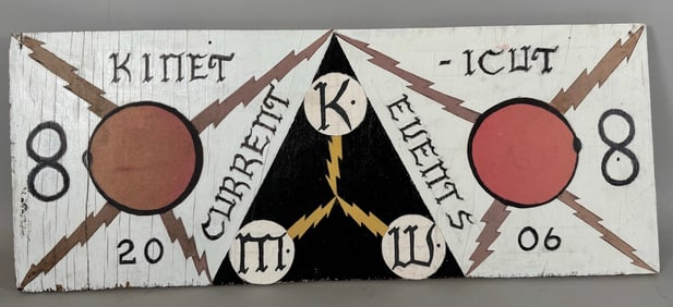 Mixed Media Collage Art "Kinet - Icut" 2008
