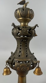 Judaica Silver Plated Torah Finials