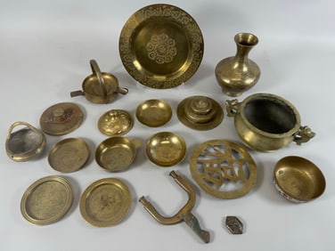 Mixed Lot 22 -  Vintage Brass Various Small to Mini Decorative Pieces