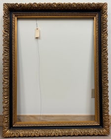 Large Vintage Gold Ornate Embossed Wood Frame