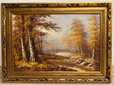 "Autum Gold" Oil Painting on Canvas by Robert Wood