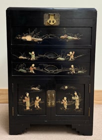 Vintage Chinese Lacquer Cabinet