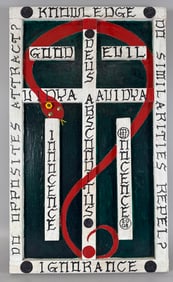Abstract Art 'Good & Evil' Malcolm Weiss
