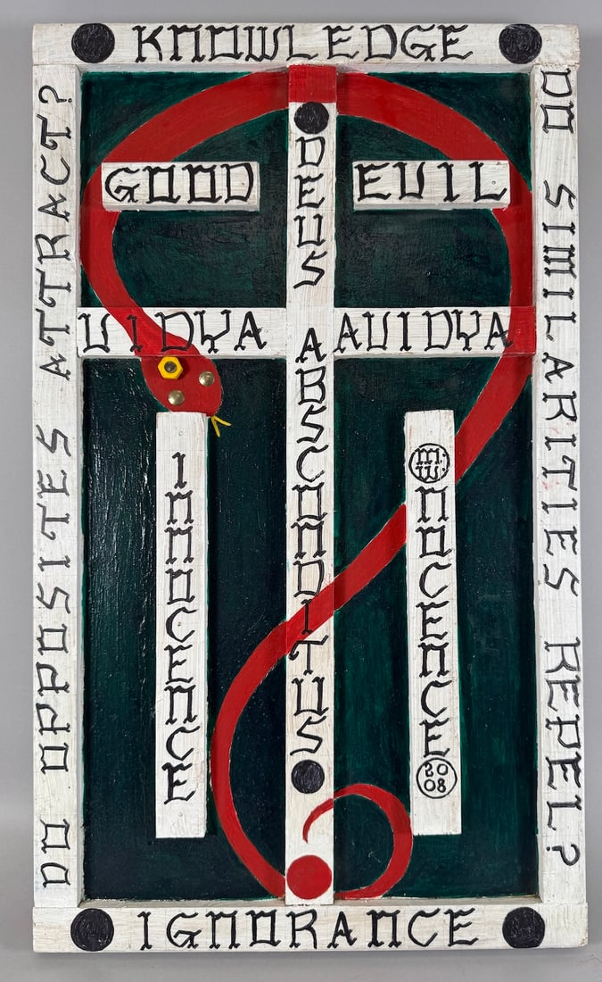 Abstract Art 'Good & Evil' Malcolm Weiss (1 of 7)