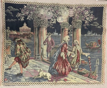"Victorian Masquerade Ball" Tapestry Wall Hanging Art
