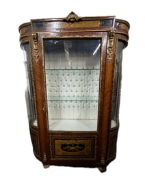 Antique Louis XV Style Curio Cabinet