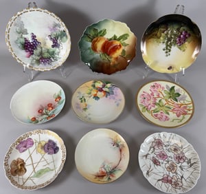 Vintage Hand Painted Decorative Plates Bavaria Limoges France