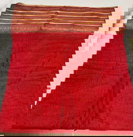 Indonesian Silk & Metal Tread Garment