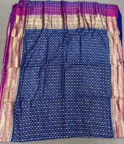 Silk Cotton Chanderi Style Saree