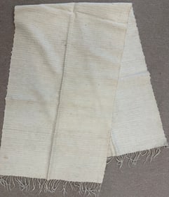 Silk Cotton Blend Foulard-Runner