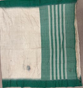 Vintage Silk-Cotton Saree Textile