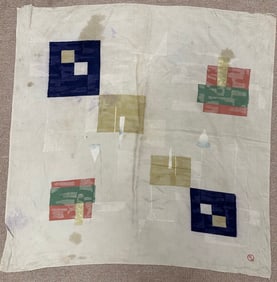 Vintage Pure Silk Square Scarf