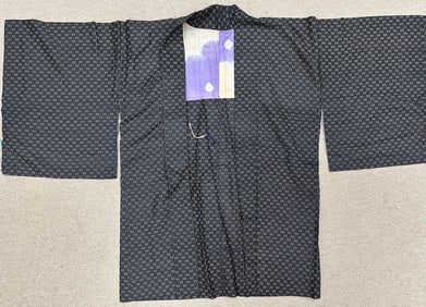 Kasuri Ikat Japanese Silk Kimono