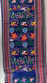 Handwoven Guatemalan Tzute From San Antonio Aguas Calientes