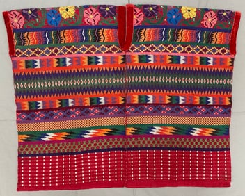 Traditional Vintage Handwoven Huipil