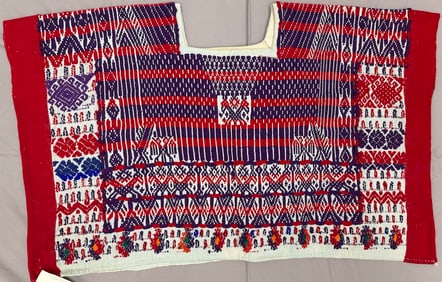 Traditional Vintage Handwoven Huipil