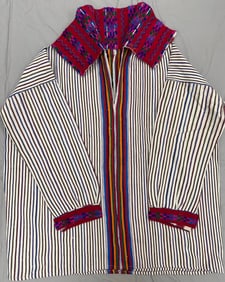 Handwoven Camisa-Man's Shirt  From Mayan Culture