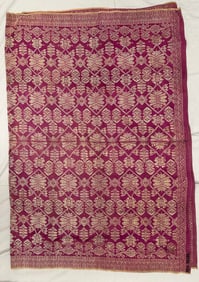 Indonesian Handwoven Silk Textile Songket