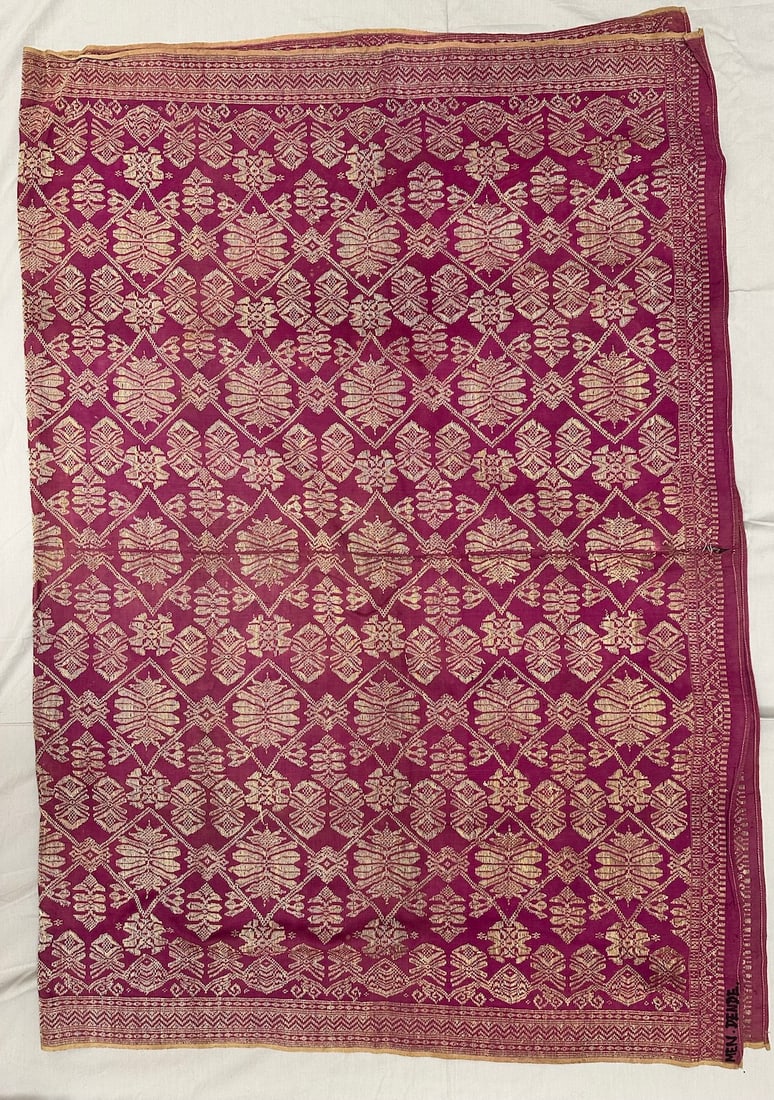 Indonesian Handwoven Silk Textile Songket (1 of 9)