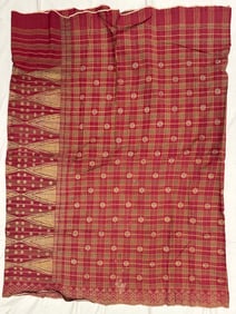 Indonesian Ceremonial Songket Skirt Textile