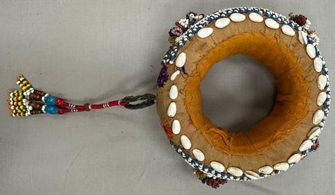 Traditional Embroidered Indhoni Cushion