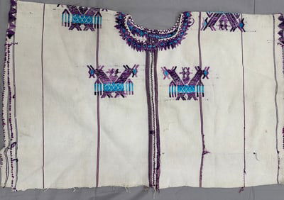 Handwoven Embroidered Vintage Huipil