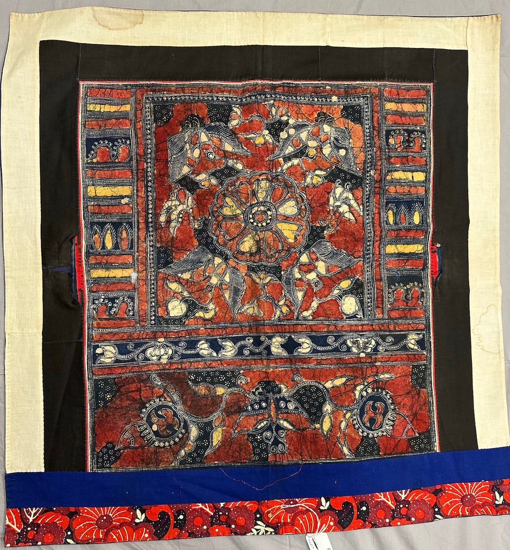 Handwoven Chinese Silk Batik Textile (1 of 8)
