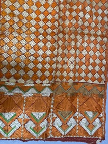 Traditional Embroidered Phulkari Bagh Textile