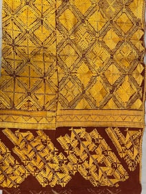 Traditional Embroidered Phulkari Bagh Textile