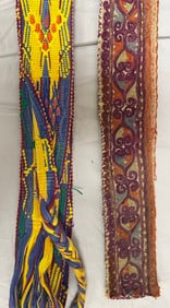 Pair - Vintage Handwoven Guatemalan Belt Fajas