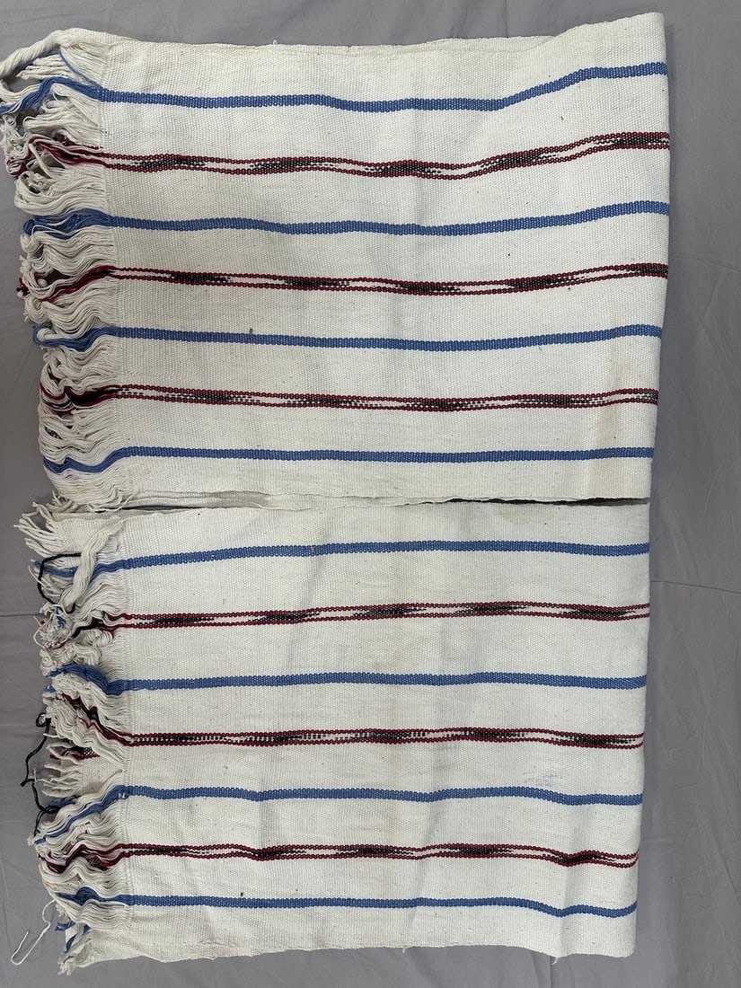 Pair of Vintage Handwoven Serapes South American (1 of 15)