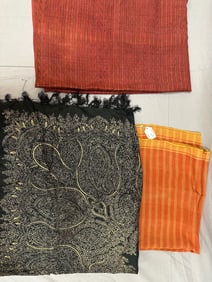 Lot of 3 - Vintage Asian Textiles