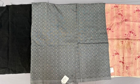Lot of 3 - Vintage Asian Textiles