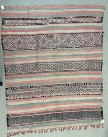 Traditional Moroccan Handwoven Wool Rug