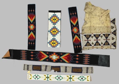 Lot of 5 - Native American-Style Collection of Showcases
