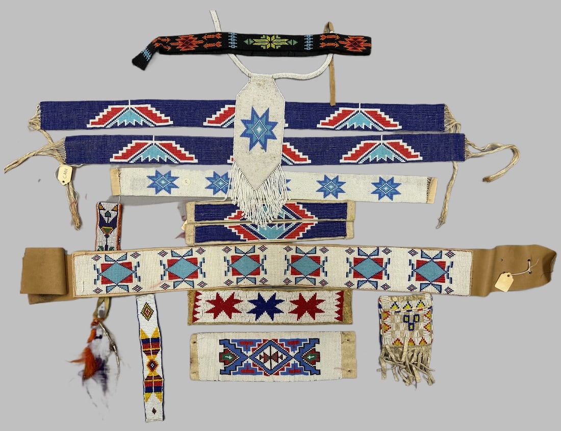 Lot of 13 - Collection of Native American-Style Showcases Sioux Style (1 of 12)