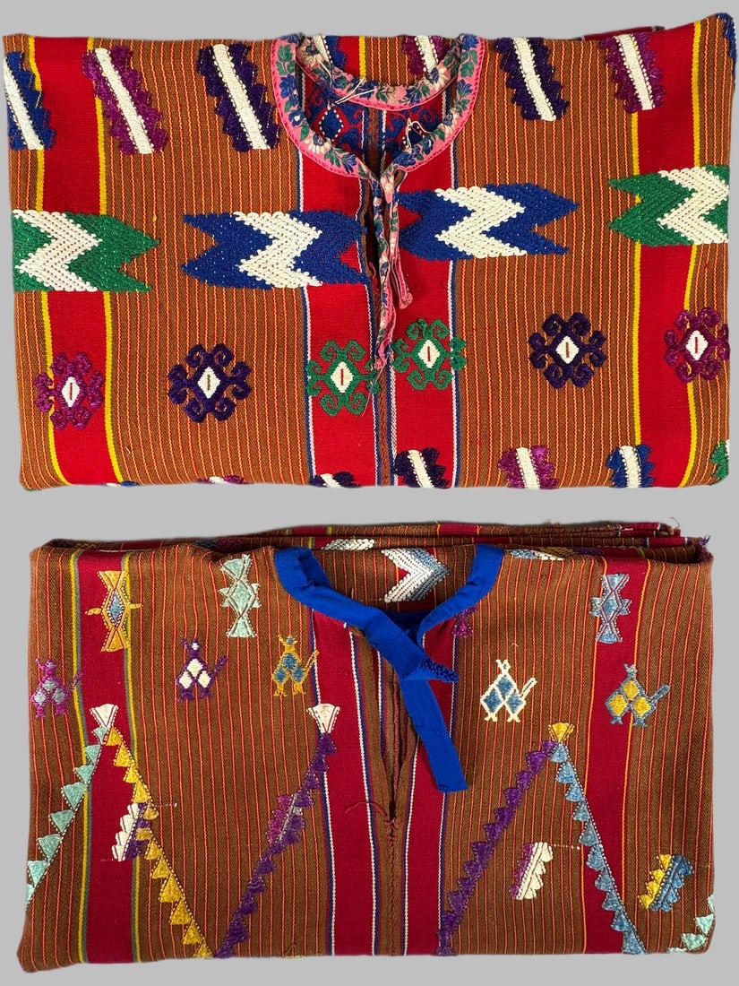 Lot of 2- Vintage Handmade Woven Guatemalan Huipils, Ex Museum (1 of 20)