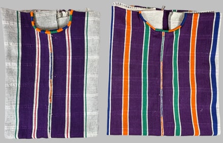 Lot of 2 - Vintage Handmade Guatemalan Huipils, Ex Museum